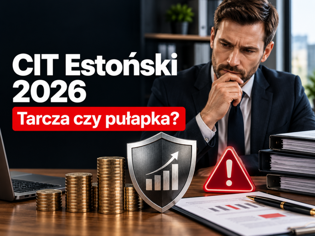 CIT estoński 2026 – przedsiębiorca analizuje opłacalność ryczałtu od dochodów spółek oraz ryzyka podatkowe